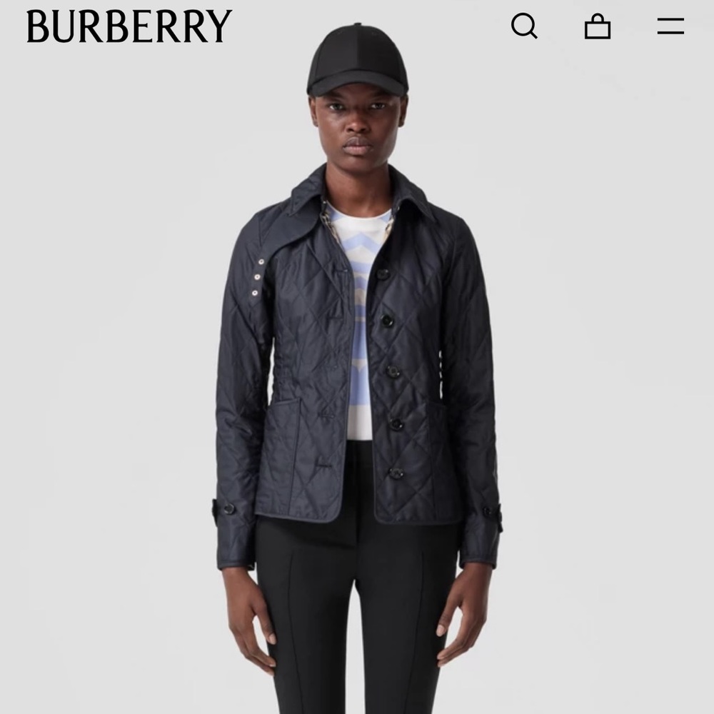 Burberry quilted jacket